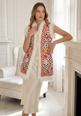 Hand Embroidered Winter Gilet for Women | ibBan - Resa