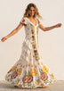 ibBan Hand Embroidered Floral Cotton Maxi Dress -Saira Maxi Dress