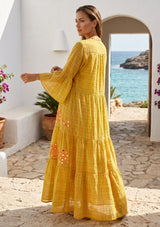 ibBan Premium Cotton Hand Embroidered Long Tunic Dress | Women's Boho  Dress - Yamba Tunic