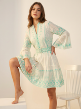 ibBan Hand Embroidered Short Tunic for Women - Meerab