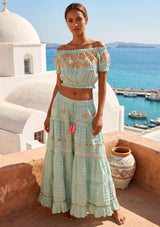 Women's Cotton Skirt Blouse  - Sama