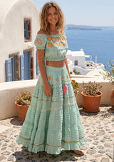Women's Cotton Skirt Blouse  - Sama