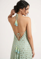 Vestido largo de algodón para mujer - Nuria