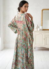 ibBan Premium Lurex Kaftan Dress with Hand Embroidery -Kamla Kaftan