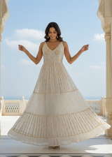 Basima Long Strap Dress