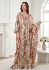 ibBan Premium Lurex Kaftan Dress with Hand Embroidery -Kamla Kaftan