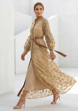 Vestido largo de algodón para mujer - Monifa