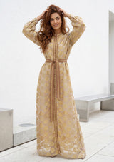 Vestido largo de algodón para mujer - Monifa