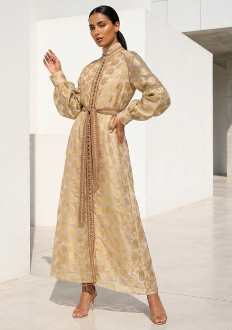 Vestido largo de algodón para mujer - Monifa