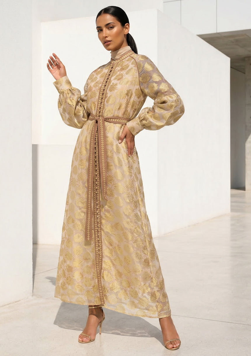 Vestido largo de algodón para mujer - Monifa