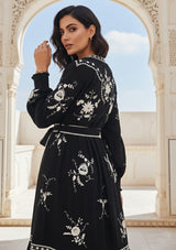 Vestido largo de algodón para mujer - Bisma