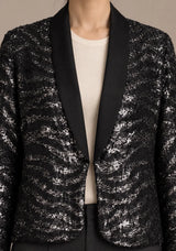 ibBan Women’s Jacket with Hand Embroidered Beadwork - Joanna