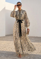 Vestido largo de algodón para mujer - Monifa