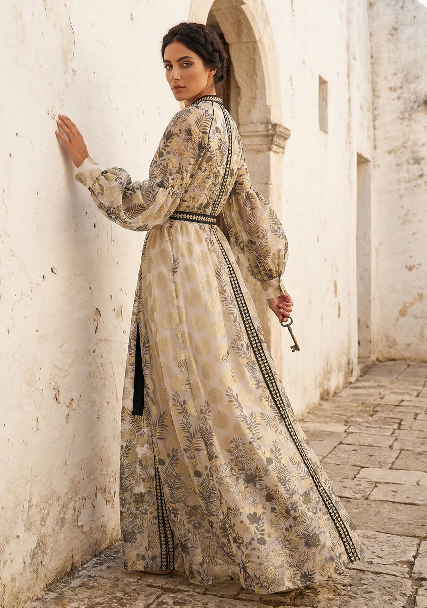 Vestido largo de algodón para mujer - Monifa