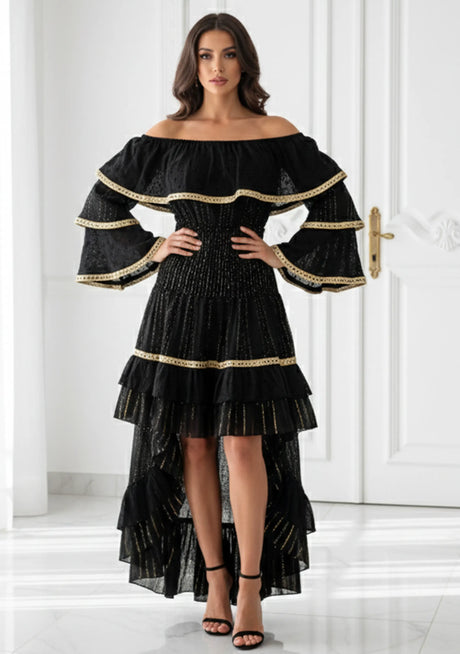 ibBan Women’s Hand Embroidered Skirt & Blouse Set - Umida