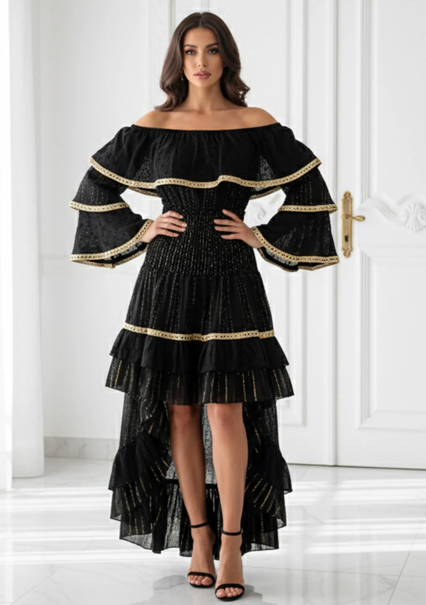 ibBan Women’s Hand Embroidered Skirt & Blouse Set - Umida