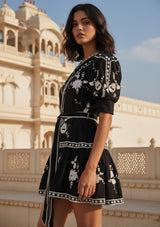 Minivestido de algodón para mujer - Bisma