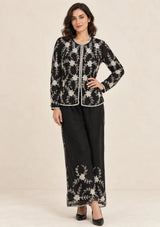 ibBan Women’s Jacket and Pant Set with Beadwork -Aisling