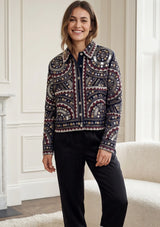 ibBan Luxury Hand Embroidered Winter Jacket | Premium Women's Designer Jacket - Orma
