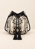 ibBan Embellished hand Embroidery Bucket Bag - Loana