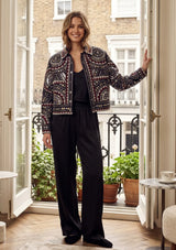ibBan Luxury Hand Embroidered Winter Jacket | Premium Women's Designer Jacket - Orma