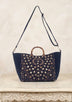 Women's Embroidered Canvas Handbag - Nuria