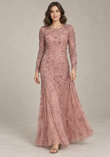 Women’s Party Maxi Dress with Hand Embroidery -