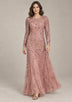Women’s Party Maxi Dress with Hand Embroidery -