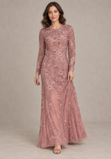 Women’s Party Maxi Dress with Hand Embroidery -