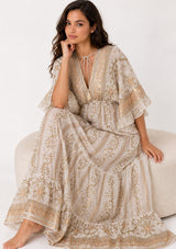 Maxivestido de algodón para mujer - Adiba