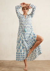 Maxivestido de algodón para mujer - Avira