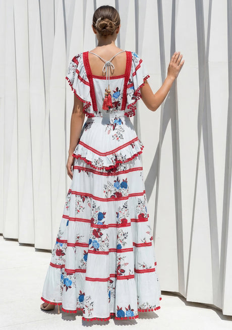 Women's Cotton Maxi Dress - Abeni