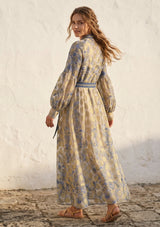 Vestido largo de algodón para mujer - Monifa