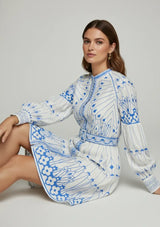 ibBan Cotton Short Dress with Hand Embroidery - Meerab Short Dress