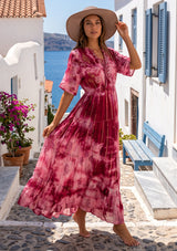 Robe longue en coton pour femme - Naysha