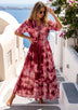 Robe longue en coton pour femme - Naysha