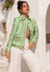 Women's Artisan Hand Embroidery Canvas Jacket - Yara