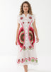 Vestido largo de algodón para mujer - Zaara