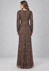 ibBan Women’s Party Long Dress with Hand Embroider -Zubania