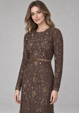 ibBan Women’s Party Long Dress with Hand Embroider -Zubania