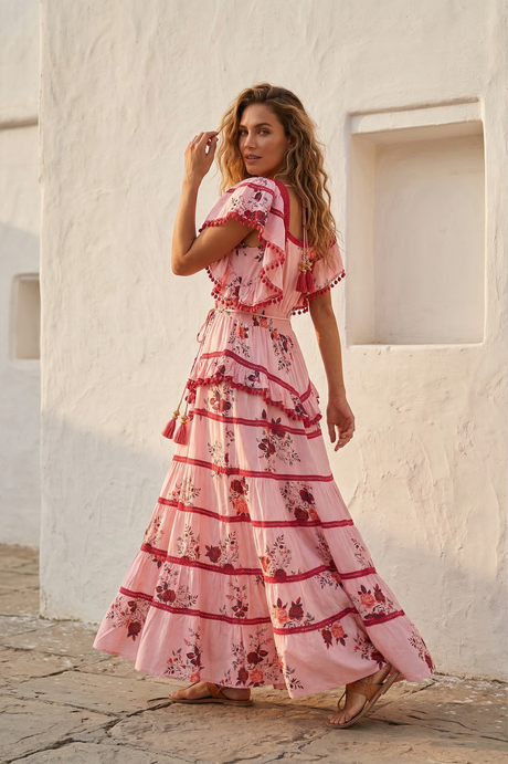 Women's Cotton Maxi Dress - Abeni