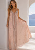 ibBan Robe en Coton Premium à Bretelles et Broderies à la Main - Robe à Bretelles Fokta