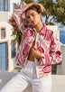 Women's Artisan Hand Embroidery Cotton Canvas Jacket - Vesana