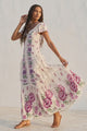 ibBan Hand Embroidered Floral Cotton Maxi Dress -Saira Maxi Dress