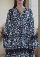 ibBan Women's Short Tunic Nuria | Georgette | Artisan | One Size