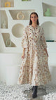 ibBan Cotton Schiffli Embroidered Long Tunic Dress - Brsa