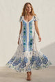 ibBan Hand Embroidered Floral Cotton Maxi Dress -Saira Maxi Dress