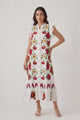 Vestido largo de algodón para mujer - Zaara