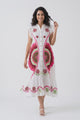 Vestido largo de algodón para mujer - Zaara