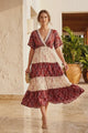 Vestido largo de algodón para mujer - Revaya